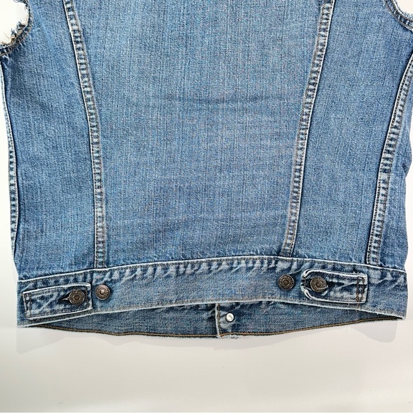 Levi’s vintage 70s/80s denim vest made in the USA large - Picture 8 of 10